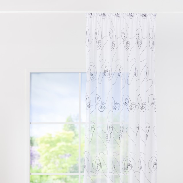 Perdea Viso, Negru - imagine 4