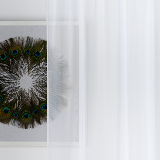 Perdea Voile, Alb T01 - imagine 4