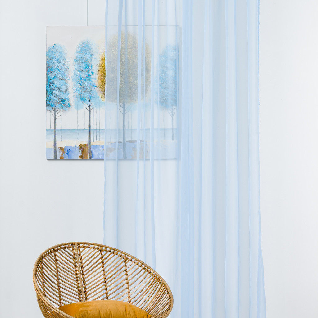 Perdea Voile, Albastru - imagine 2