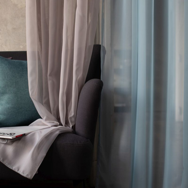 Perdea Voile, Albastru - imagine 6