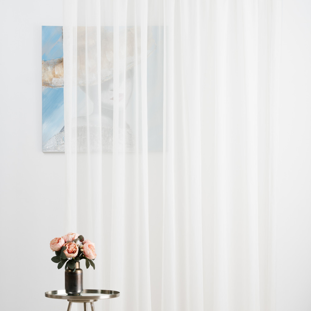 Perdea Voile, Bej T002 - imagine 2