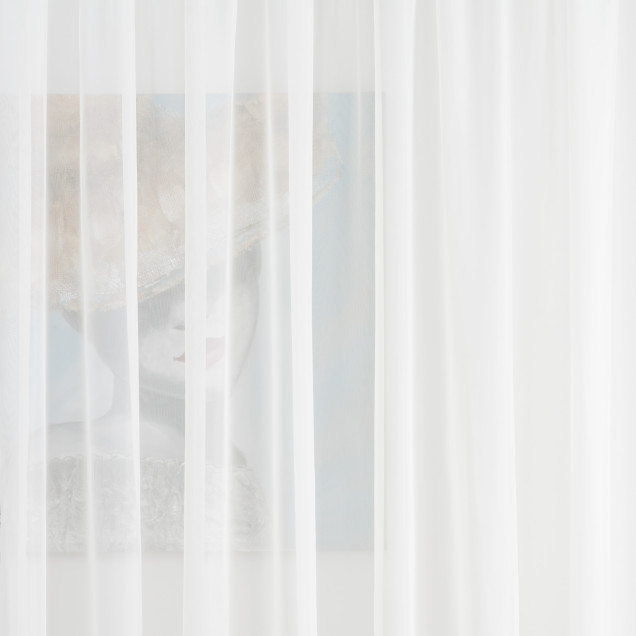 Perdea Voile, Bej T002 - imagine 4