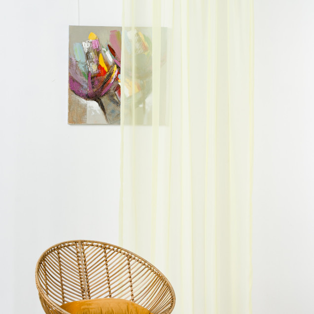 Perdea Voile, Galben