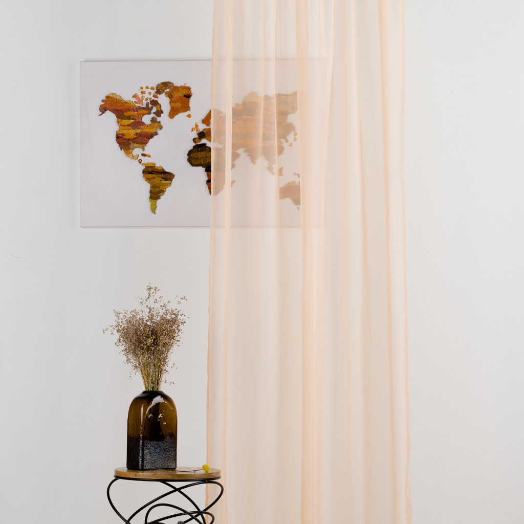 Perdea Voile, Piersica - imagine 2