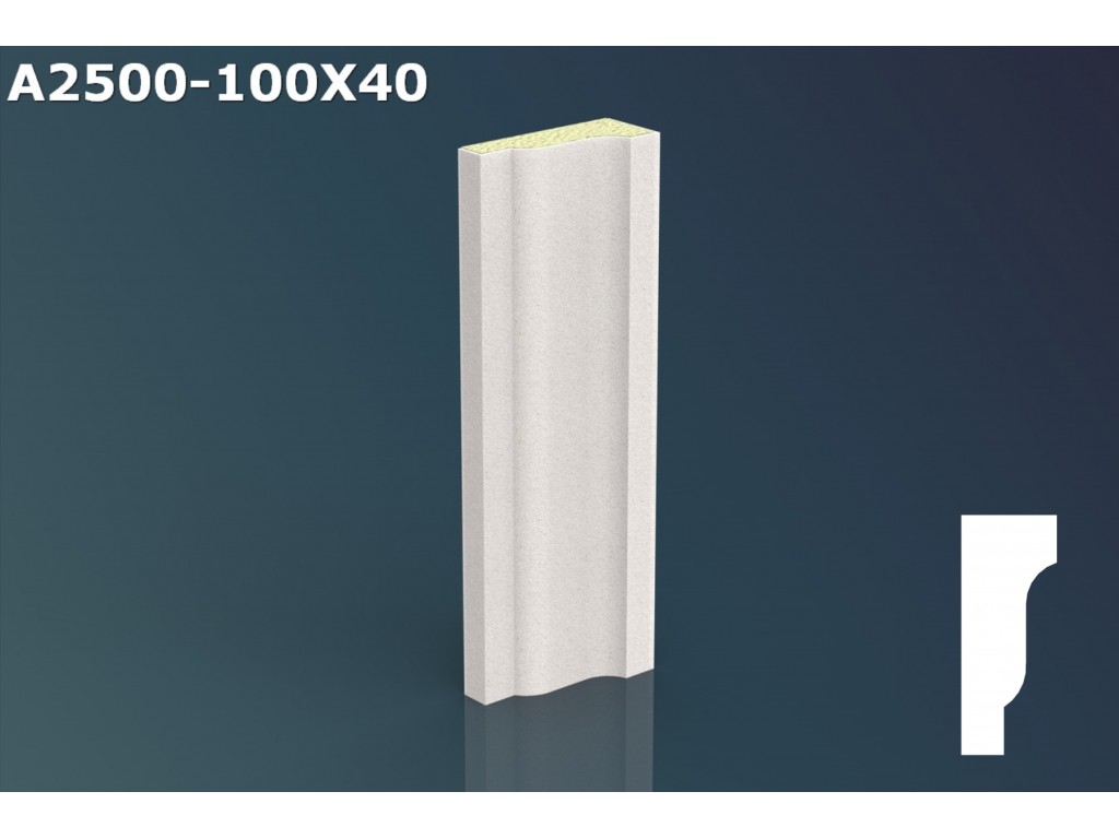 Profil ancadrament ferestre JA001 - 10x4x200cm