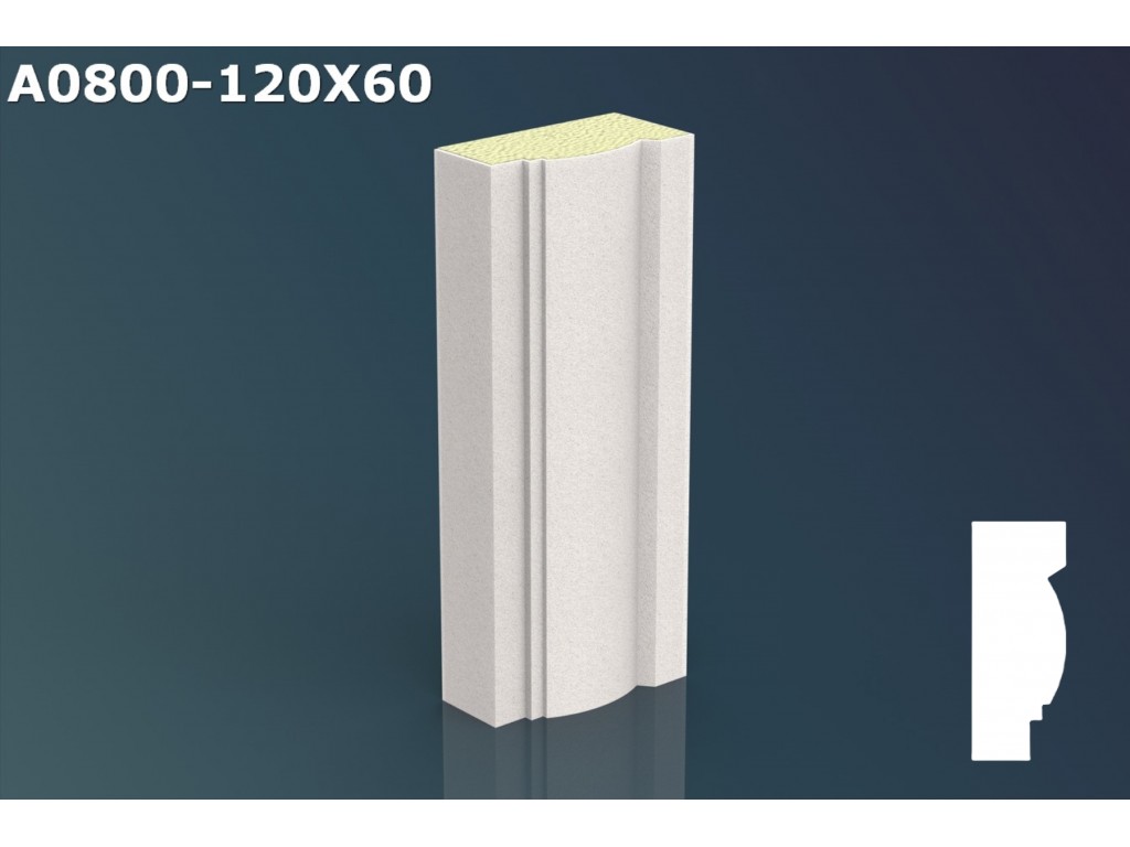 Profil ancadrament ferestre JA002 - 12x6x200cm