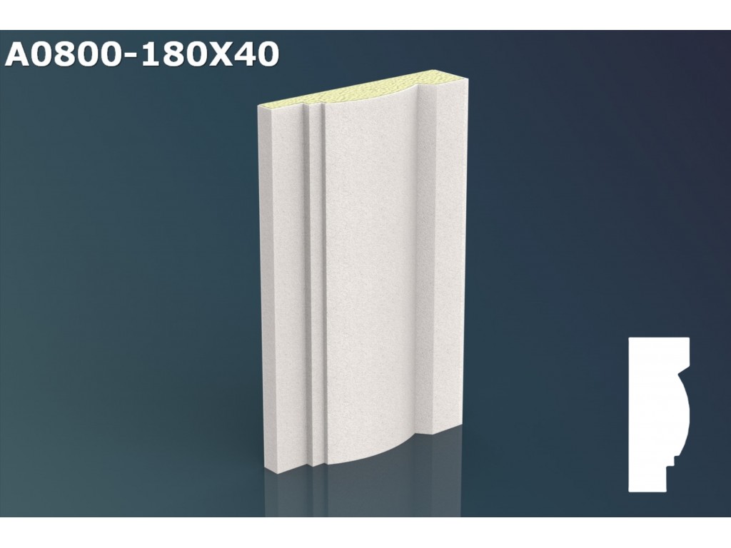 Profil ancadrament ferestre JA002 - 18x4x200cm