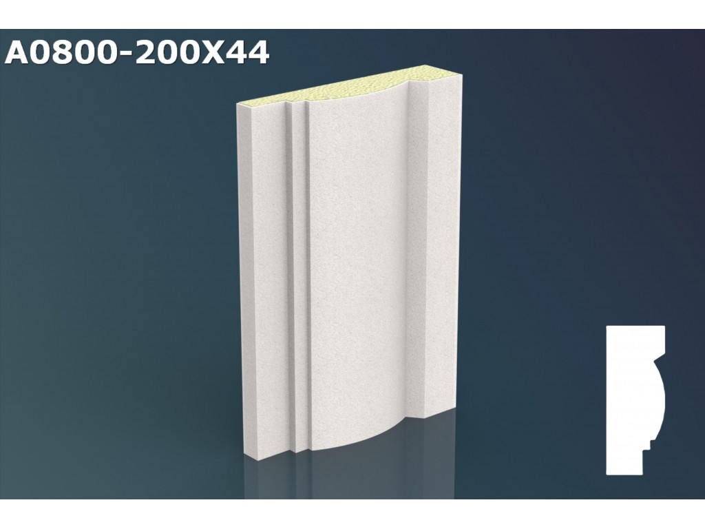 Profil ancadrament ferestre JA002 - 20x4,4x200cm