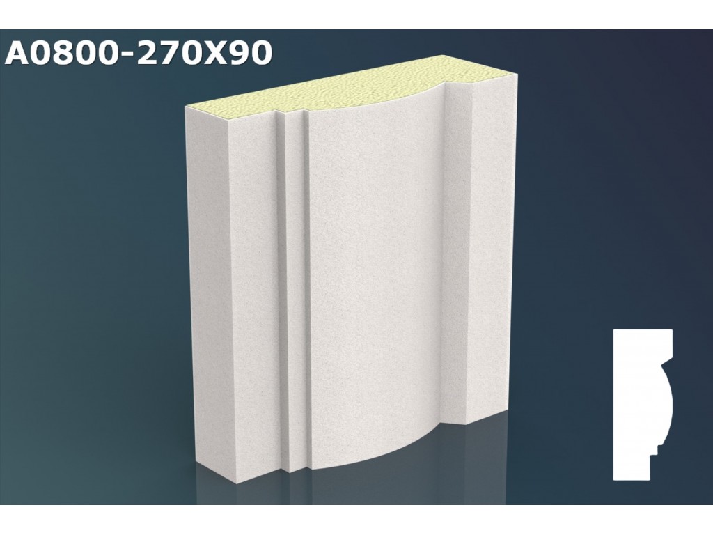 Profil ancadrament ferestre JA002 - 27x9x200cm