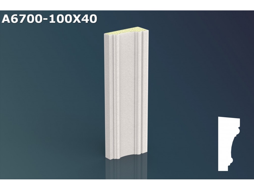 Profil ancadrament ferestre JA003 - 10x4x200cm