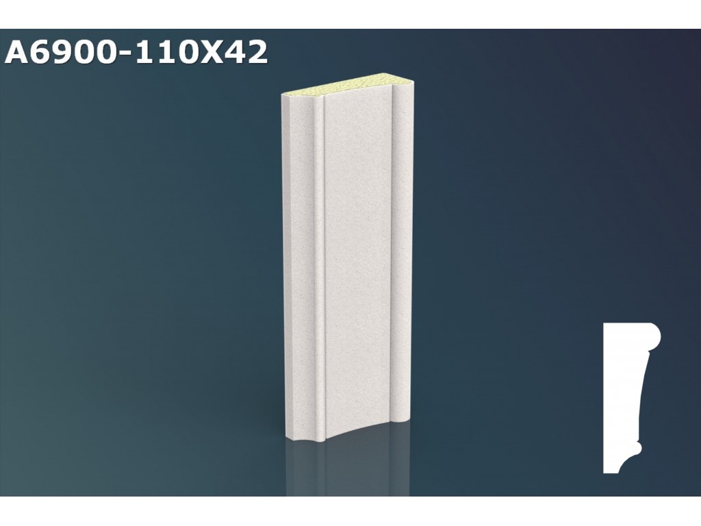 Profil ancadrament ferestre JA005 - 11x4,2x200cm