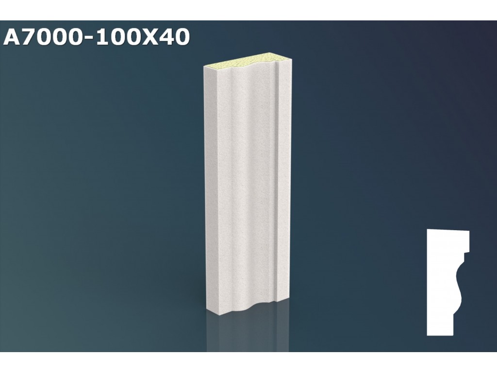 Profil ancadrament ferestre JA006 - 10x4x200cm