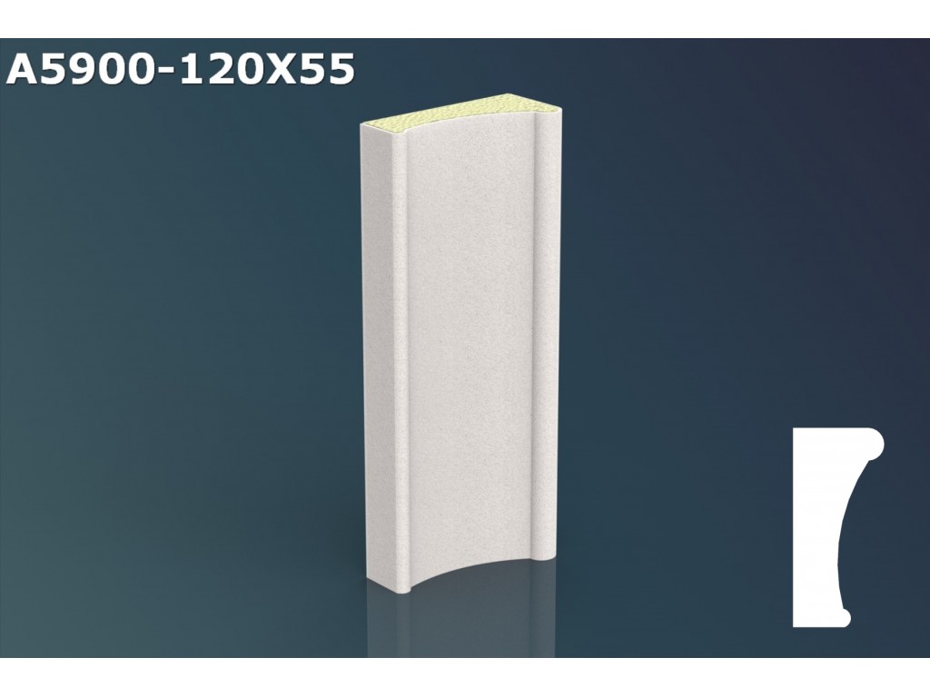 Profil ancadrament ferestre JA009 - 12x5,5x200cm