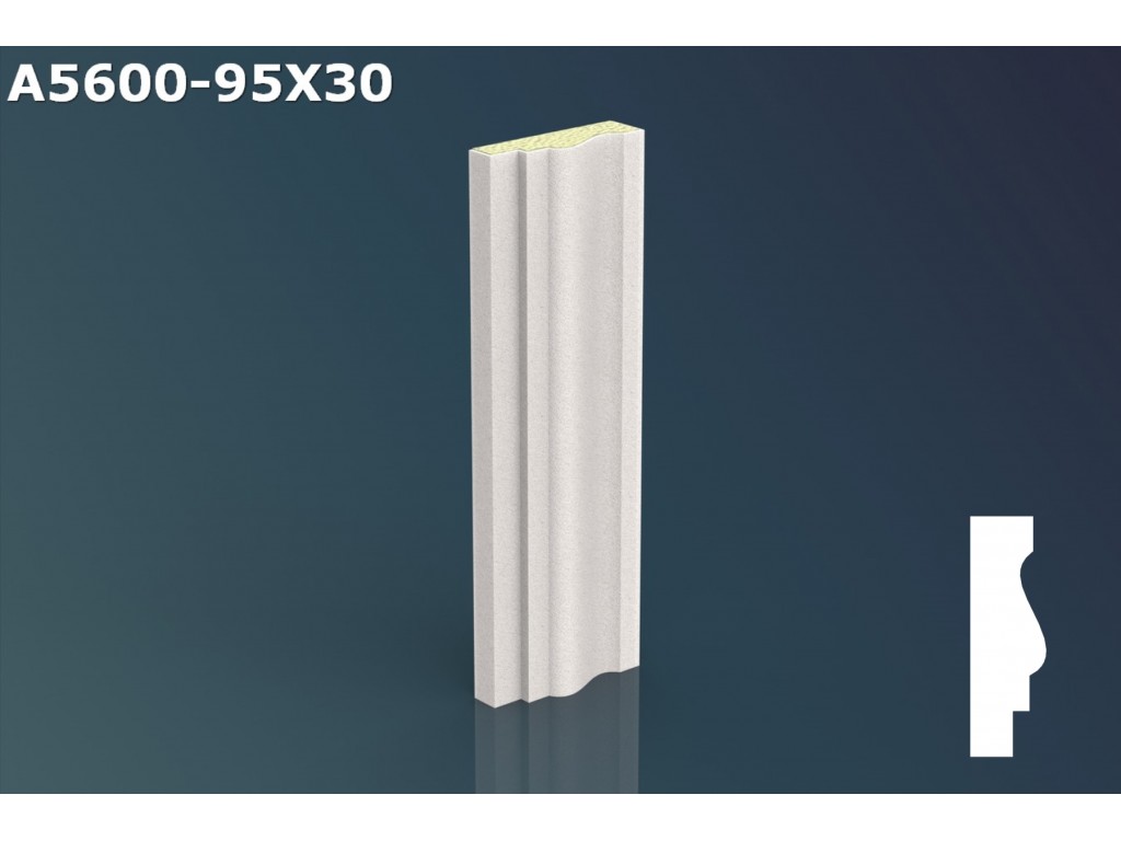 Profil ancadrament ferestre JA010 - 9.5x3x200cm