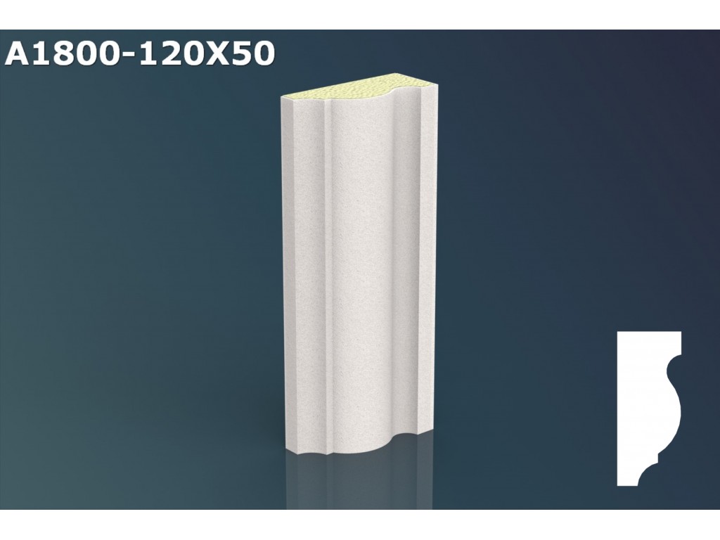 Profil ancadrament ferestre JA012 - 12x5x200cm