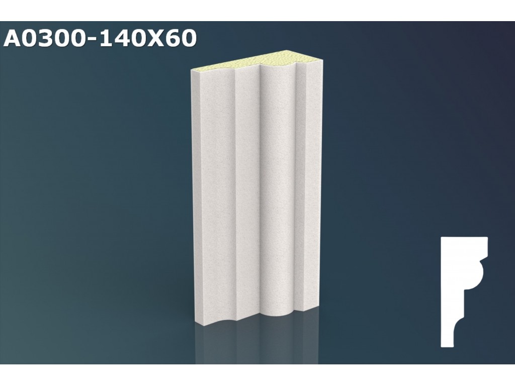 Profil ancadrament ferestre JA013-14x6x200cm