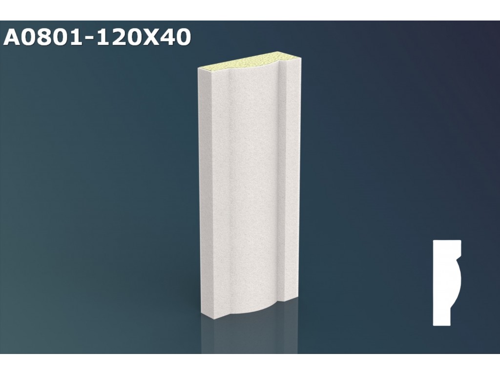 Profil ancadrament ferestre JA022 - 12x4x200cm