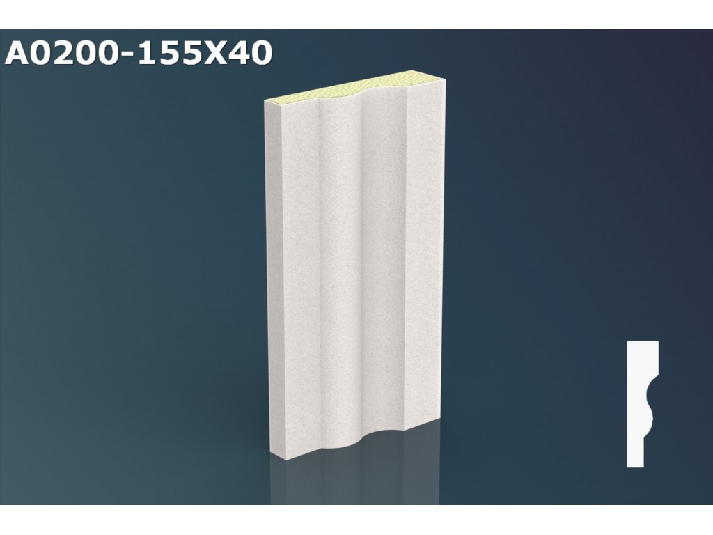 Profil ancadrament ferestre JA024 - 15,5x4x200cm