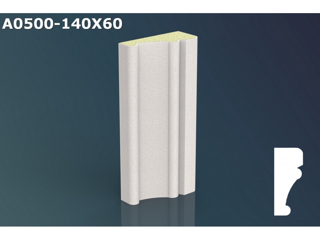 Profil ancadrament ferestre JA026 - 14x6x200cm