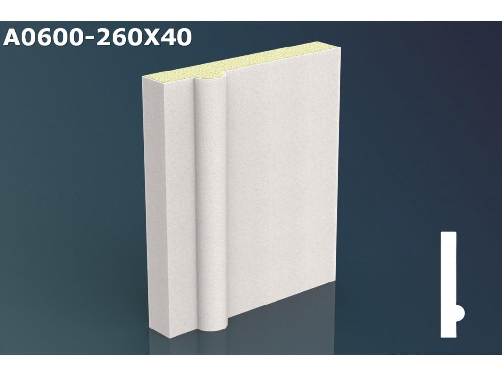 Profil ancadrament ferestre JA027 - 26x4x200cm