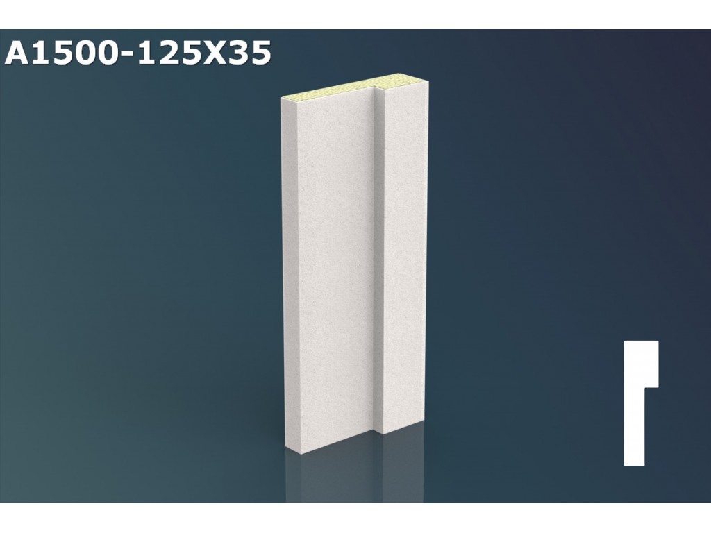 Profil ancadrament ferestre JA033 - 12,5x3,5x200cm