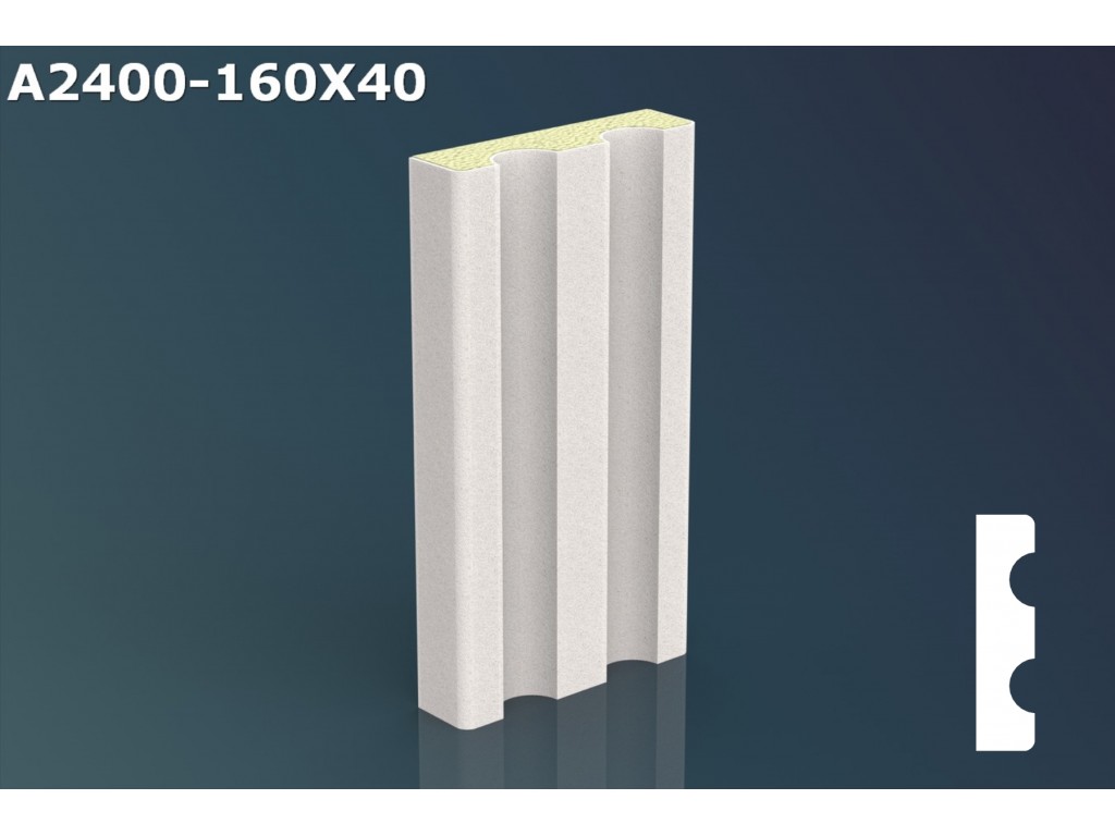 Profil ancadrament ferestre JA040 - 16x4x200cm