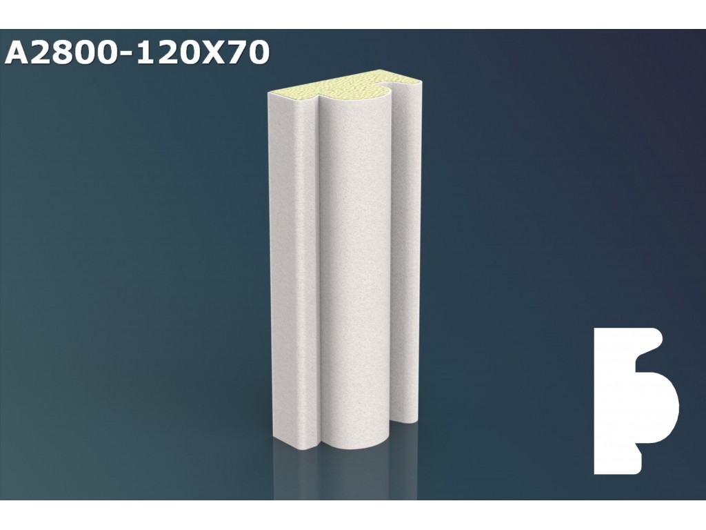 Profil ancadrament ferestre JA043 - 12x7x200cm