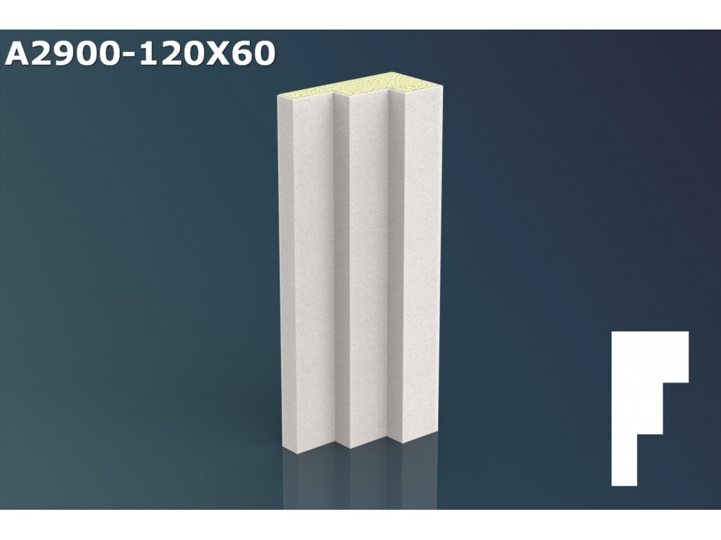 Profil ancadrament ferestre JA044 - 12x6x200cm