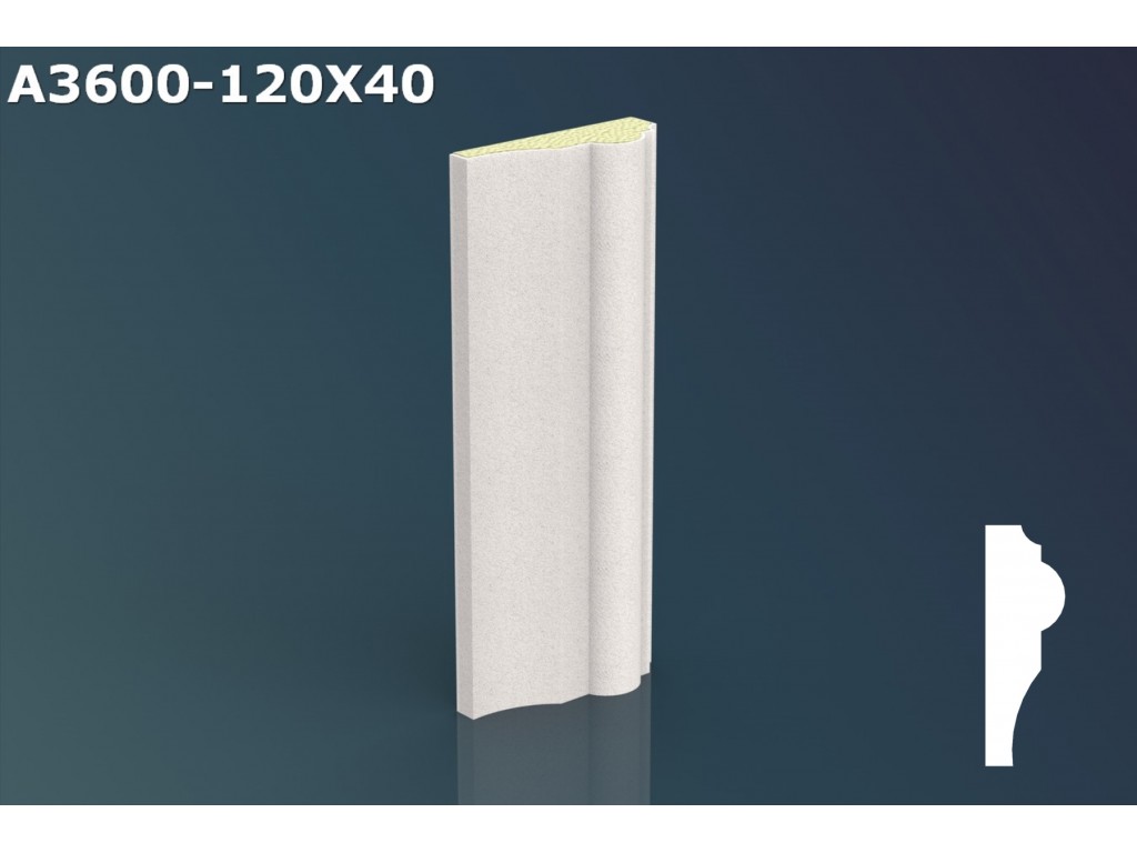 Profil ancadrament ferestre JA050 - 12x4x200cm