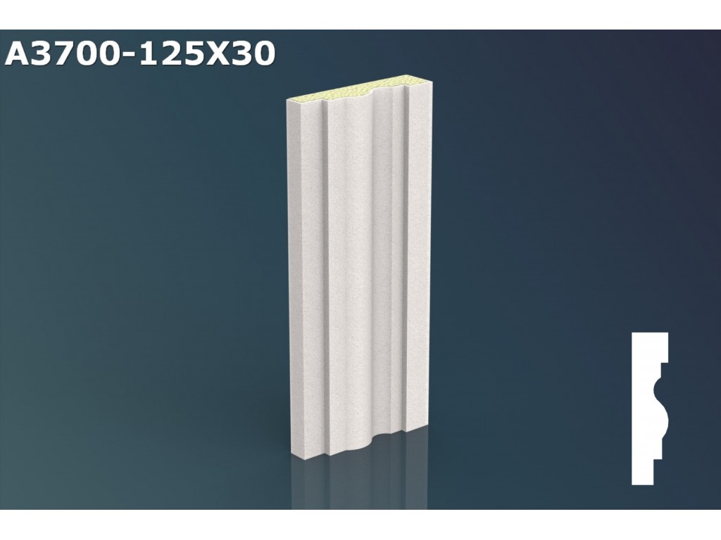 Profil ancadrament ferestre A3700 - 12.5x3x200cm