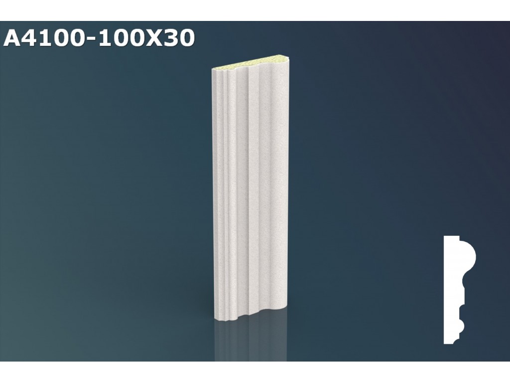 Profil ancadrament ferestre A4100 - 10x3x200cm