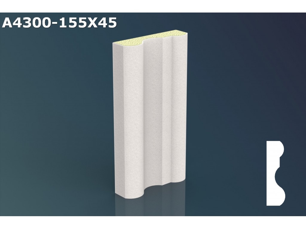 Profil ancadrament ferestre A4300- 15,5x4.5x200cm