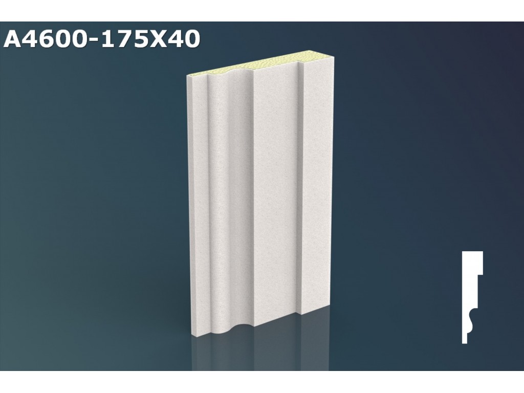 Profil ancadrament ferestre A4600- 17.5x4x200cm