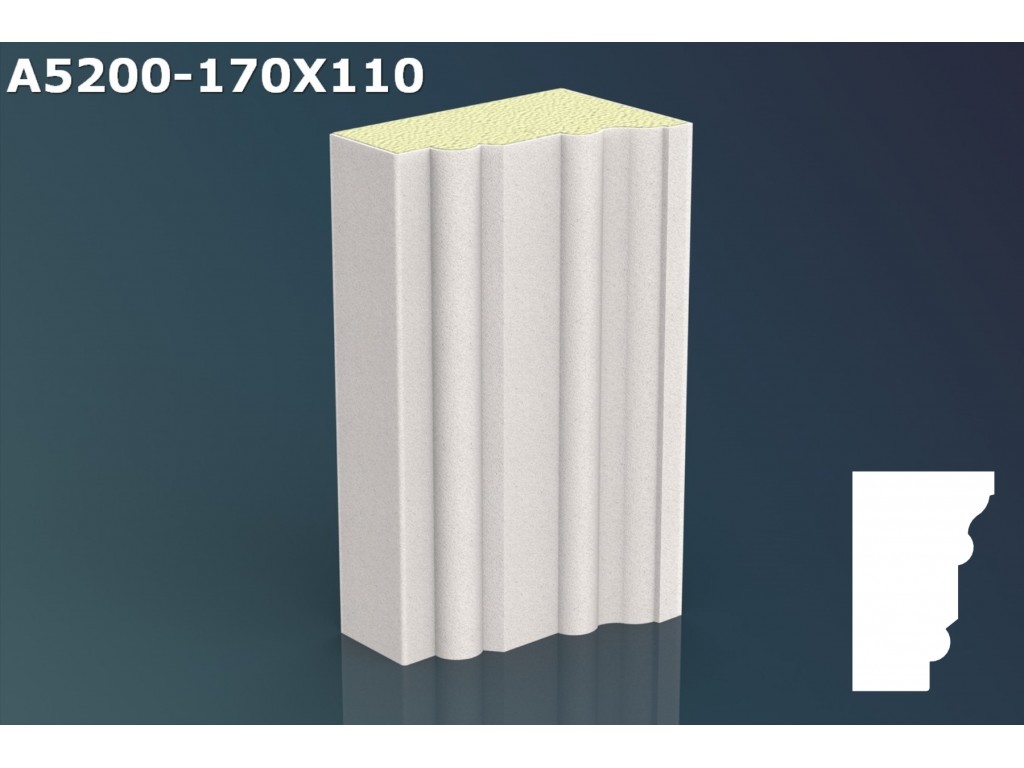 Profil ancadrament ferestre A5200 - 17x11x200cm