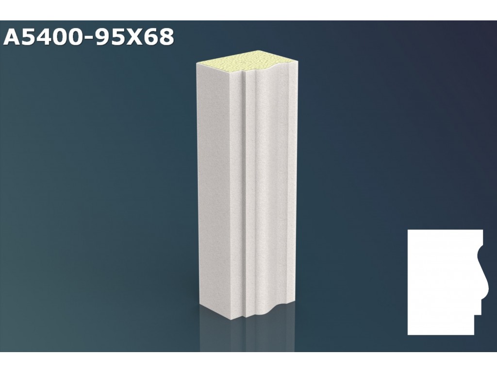 Profil ancadrament ferestre A5400 - 9.5x6.8x200cm