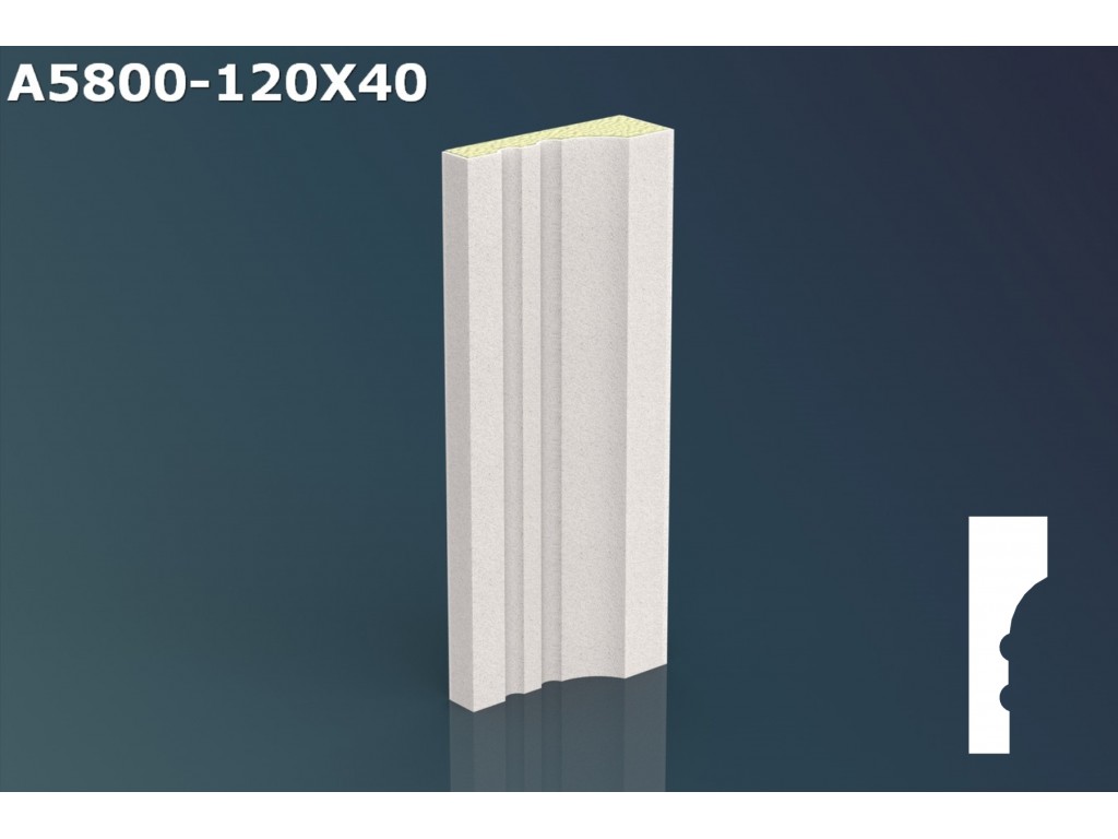 Profil ancadrament ferestre A5800 - 12x4x200cm