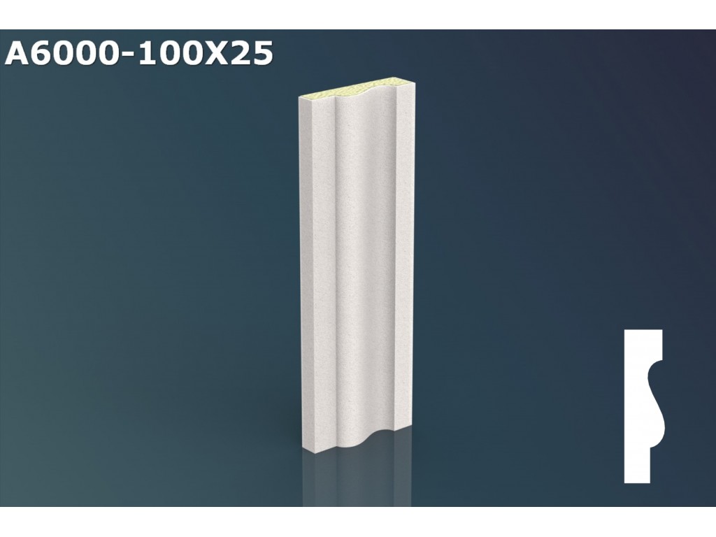 Profil ancadrament ferestre A6000 - 10x2.5x200cm