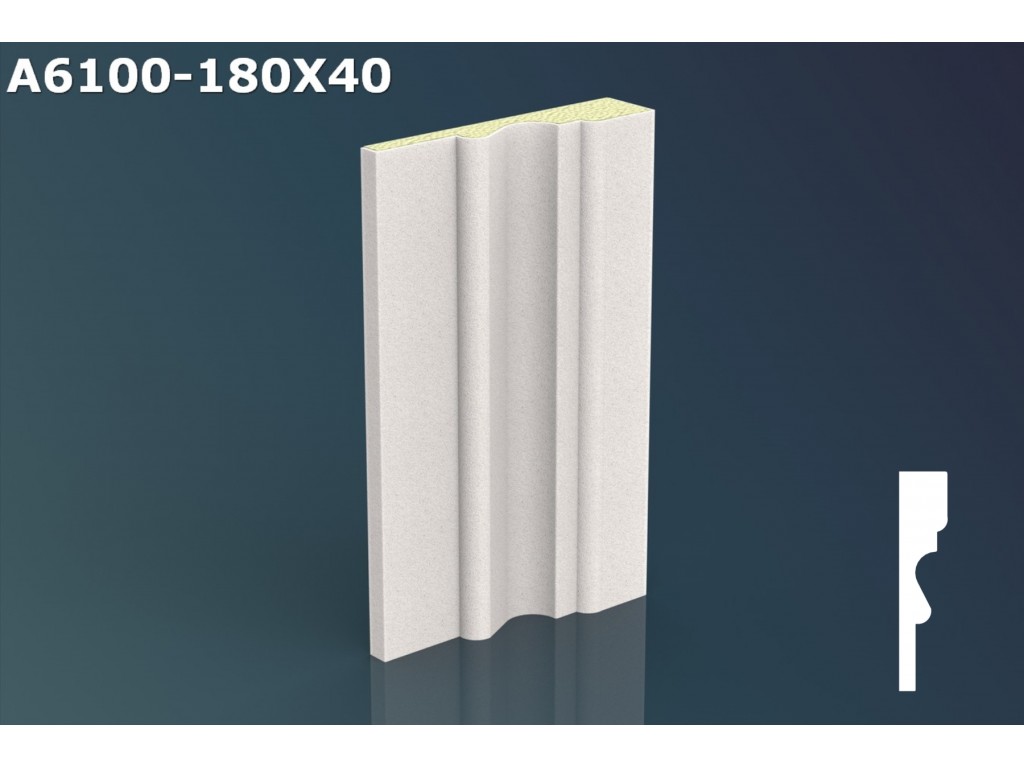 Profil ancadrament ferestre A6100- 18x4x200cm