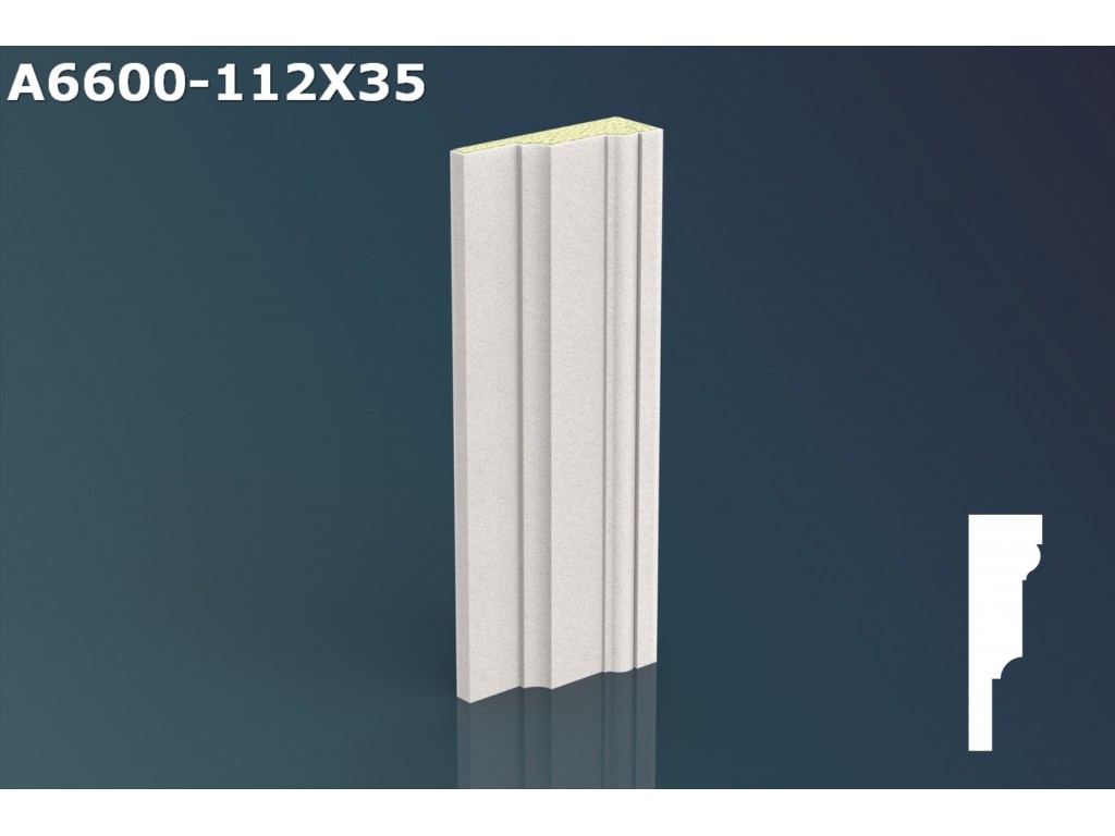 Profil ancadrament ferestre A6600 - 11.2x3.5x200cm