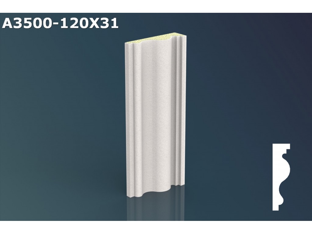 Profil ancadrament ferestre si usi JA017 - 12x3x200cm