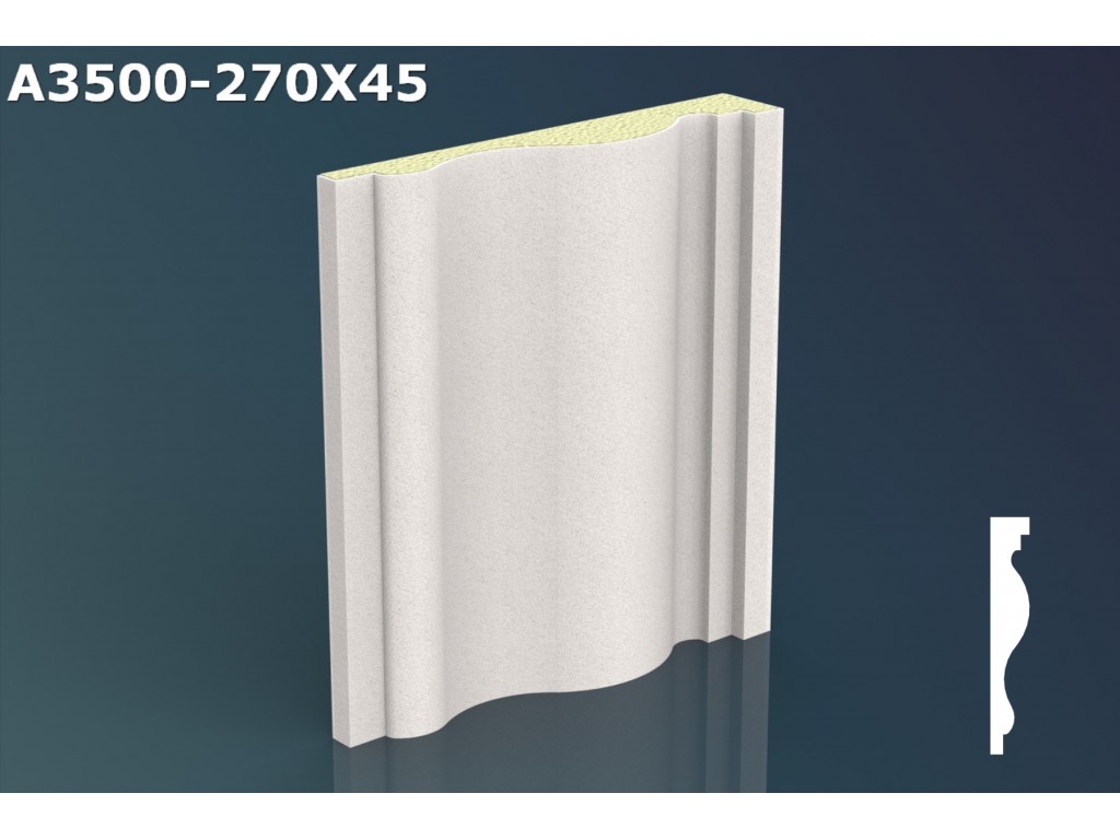 Profil ancadrament ferestre si usi JA017 - 27x4.5x200cm