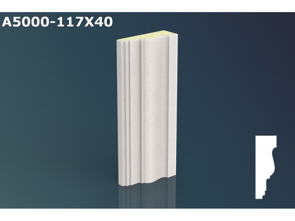 Profil ancadrament ferestre si usi JA021 - 11.7x4x200cm