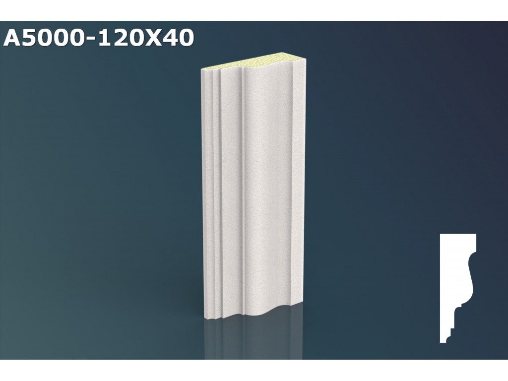 Profil ancadrament ferestre si usi JA021 - 12x4x200cm