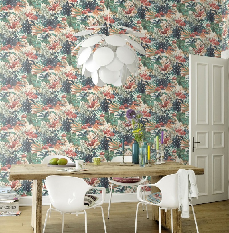 Tapet floral Rasch cod 833126 - imagine 3