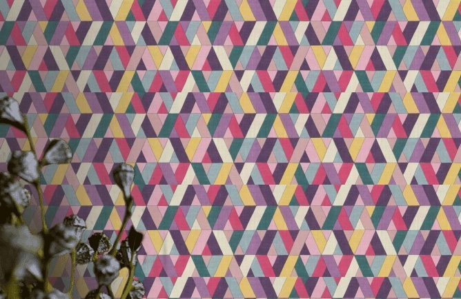 Tapet geometric Barbara Home Collection II Rasch cod 536751